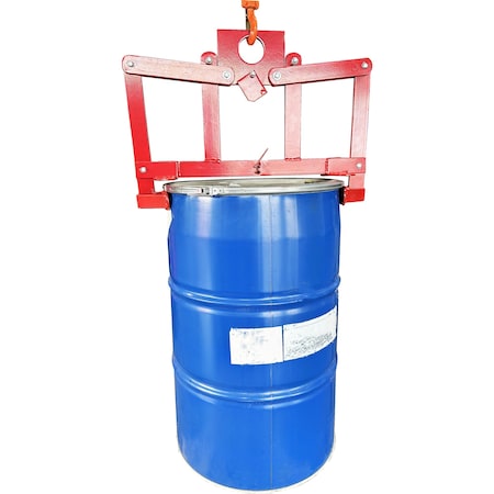 Pake Handling Tools Vertical Drum Lifter, 1000 lb. Cap, 55 Gal Drum Capacity PAKDL14